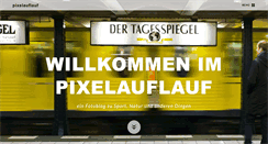 Desktop Screenshot of pixelauflauf.de